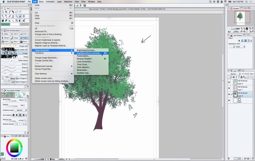 非常简单的树木绘画方法